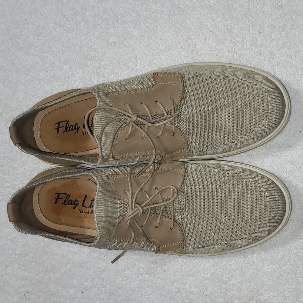 Flag LTD. Men's Boardwalk Lace-Up Knit Sneakers Size 9 Mens